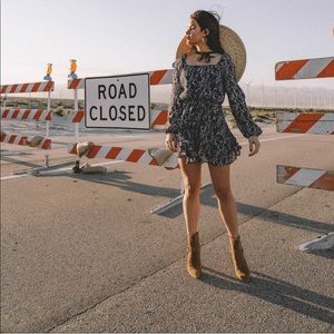 Paige Marjoram silk mini dress